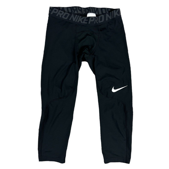 Nike Pro Dri-Fit Kids Black Leggings Size Medium‎ - Picture 1 of 5
